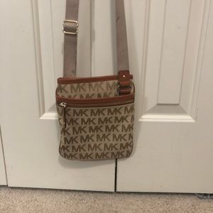 Beige MK crossbody